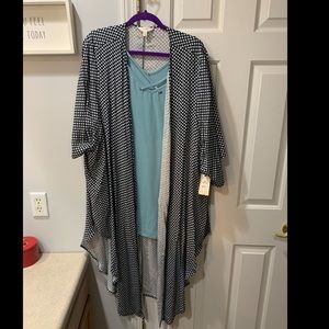 NWT Tank top and Kimono.